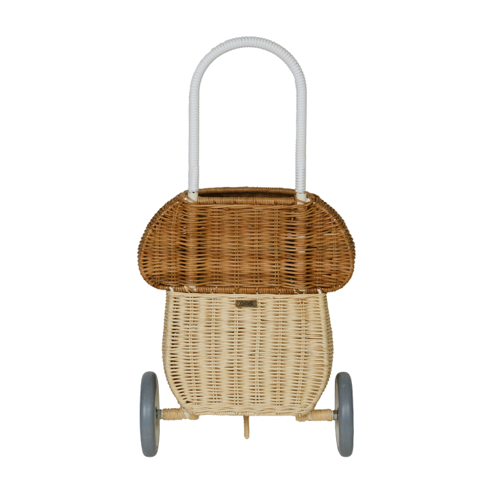 Olli Ella Rattan Mushroom Luggy - Natural
