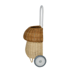 Rattan Mushroom Luggy - Natural