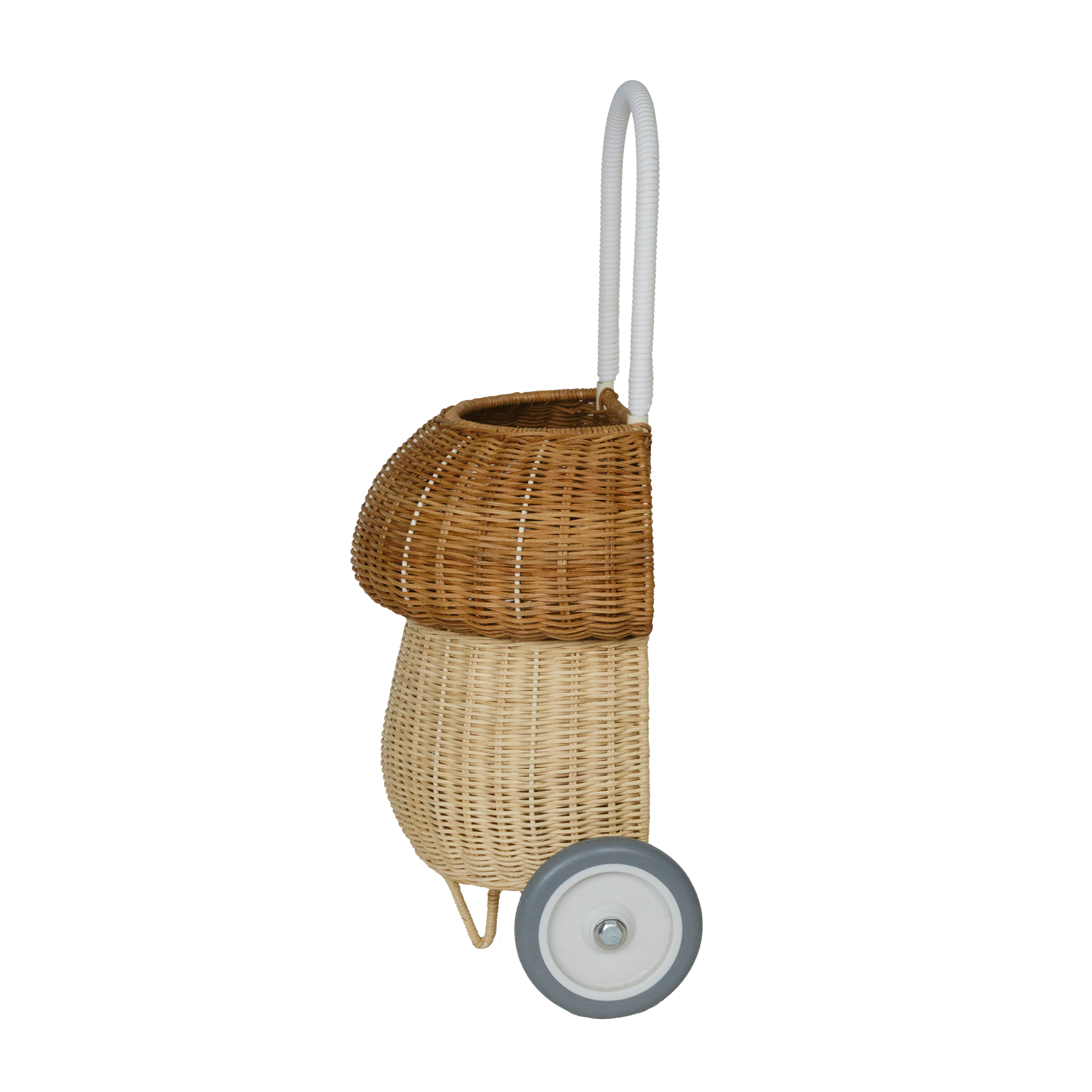 Olli Ella Rattan Mushroom Luggy - Natural