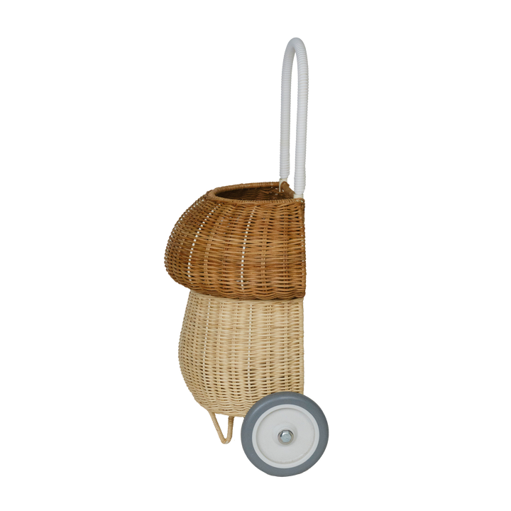 Olli Ella Rattan Mushroom Luggy - Natural