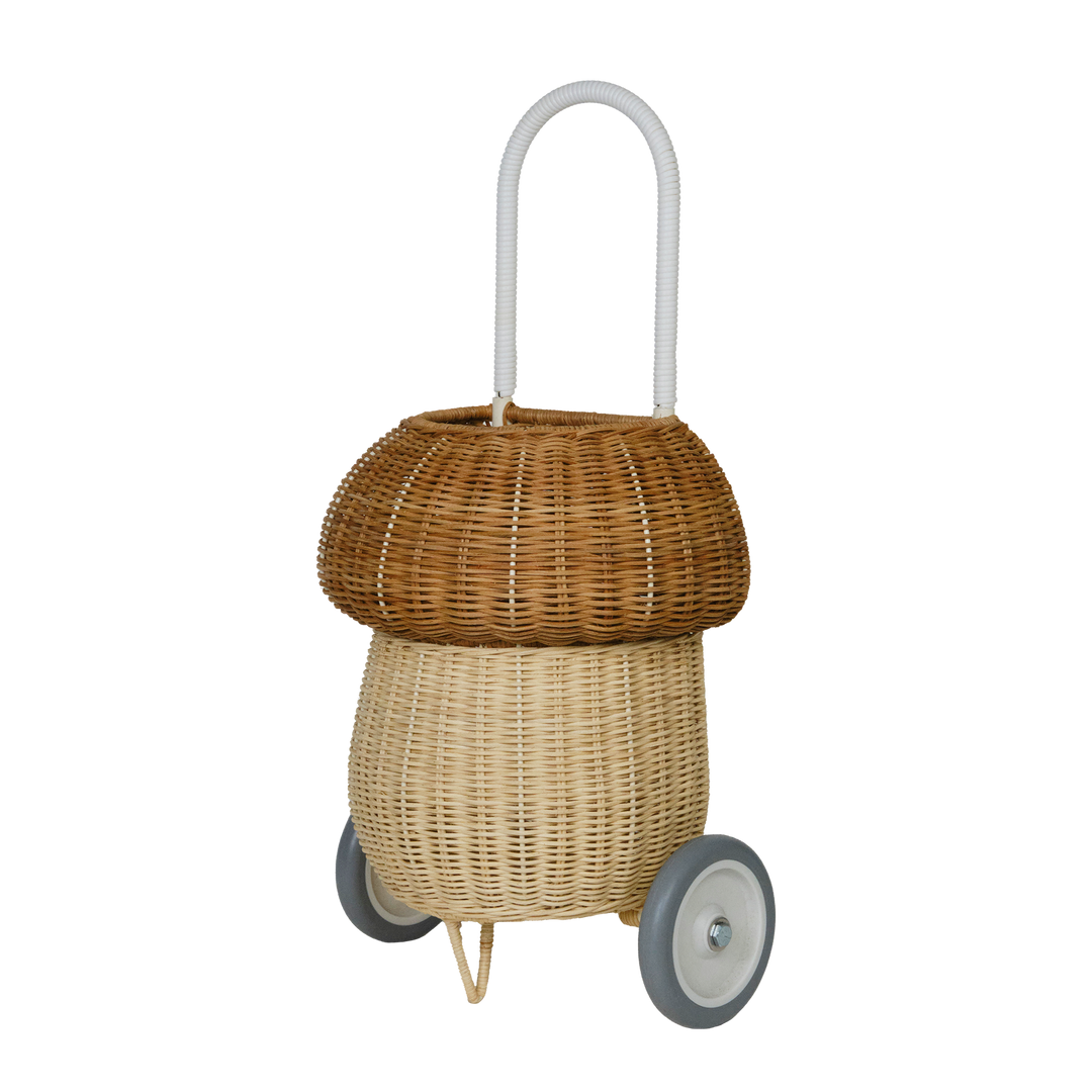 Olli Ella Rattan Mushroom Luggy - Natural