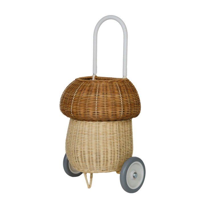 Olli Ella Rattan Mushroom Luggy - Natural