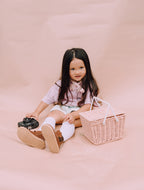 Rattan Piki Basket - Rose