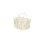 Rattan Piki Basket - Chalk