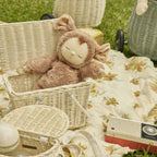 Rattan Piki Basket - Chalk