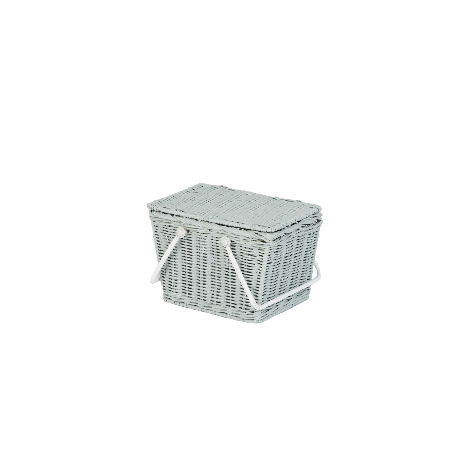 Rattan Piki Basket - Vintage Blue