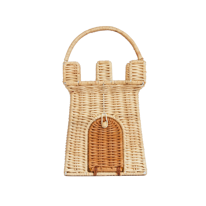 Olli Ella Rattan Castle Bag