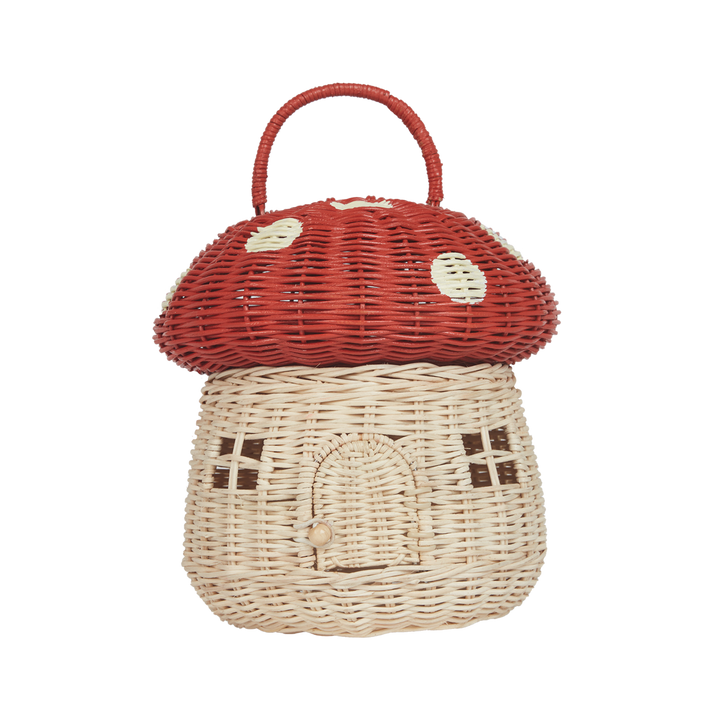 Olli Ella Rattan Mushroom Basket