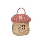Rattan Mushroom Basket - Musk