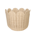 Rattan Tulip Basket - Nude