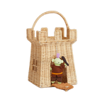 Rattan Castle Bag