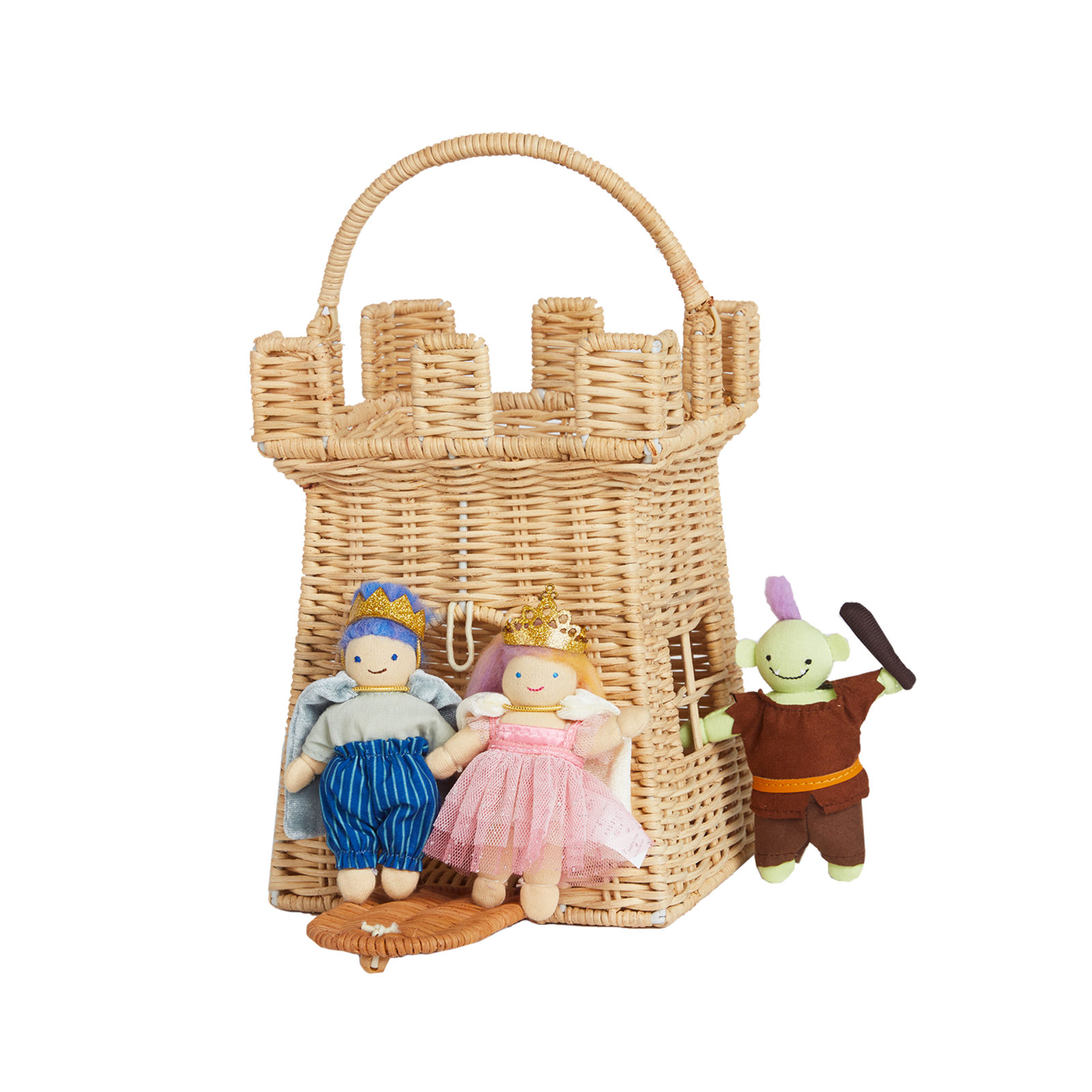 Rattan Castle Bag