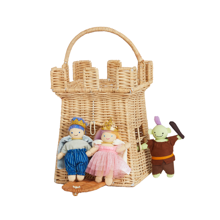 Olli Ella Rattan Castle Bag