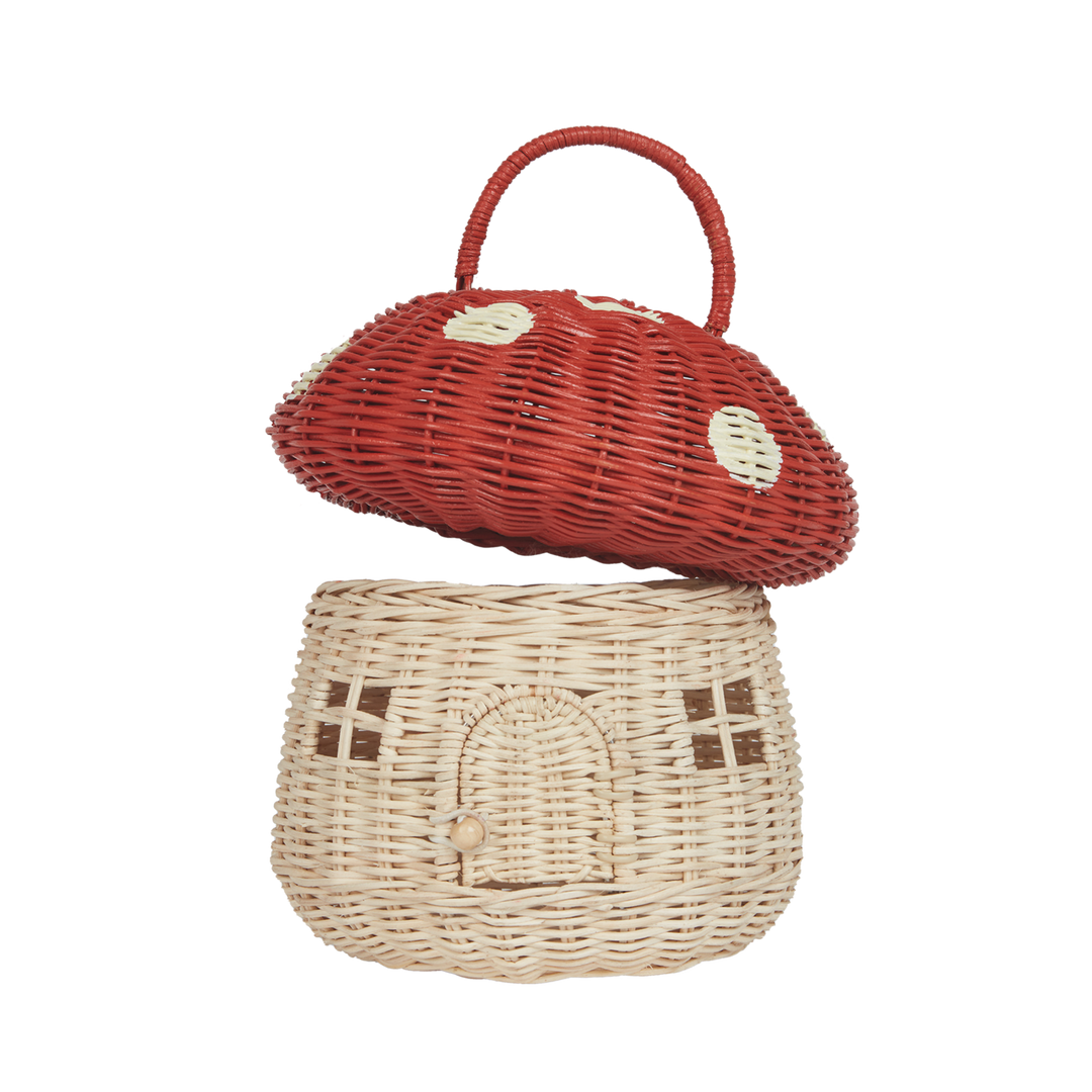 Olli Ella Rattan Mushroom Basket