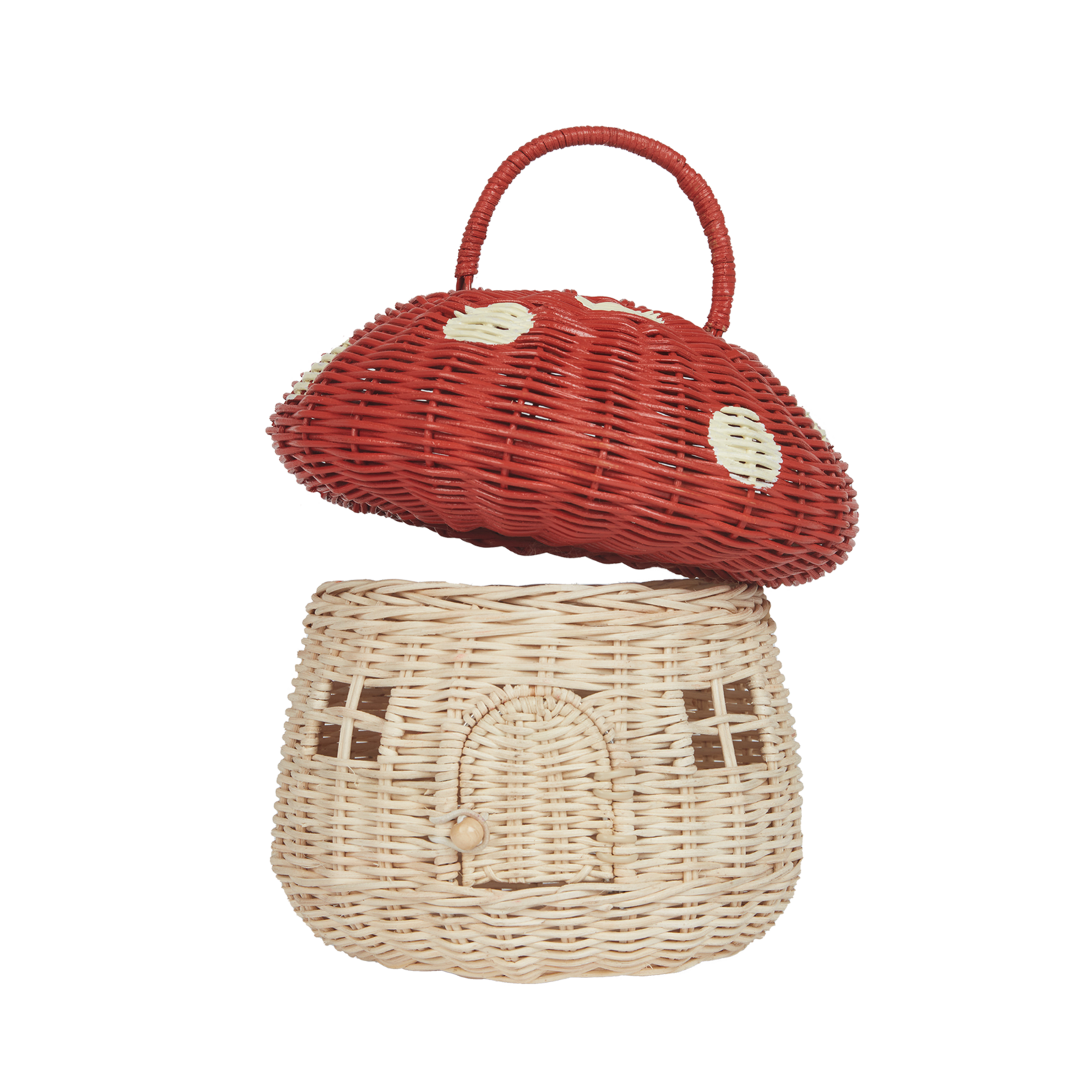Rattan Mushroom Basket