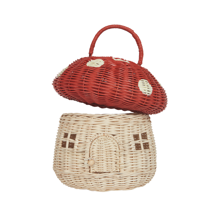 Olli Ella Rattan Mushroom Basket