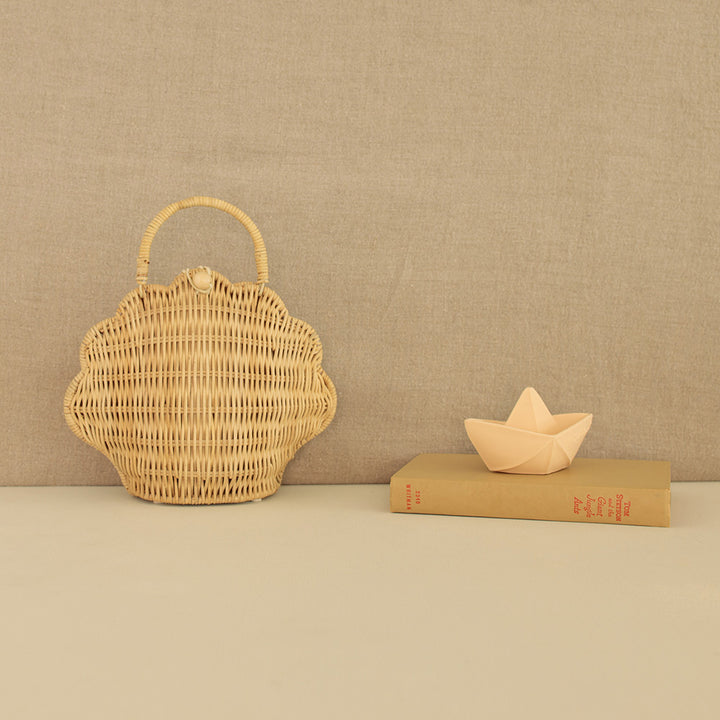 Olli Ella Shell Purse - Straw