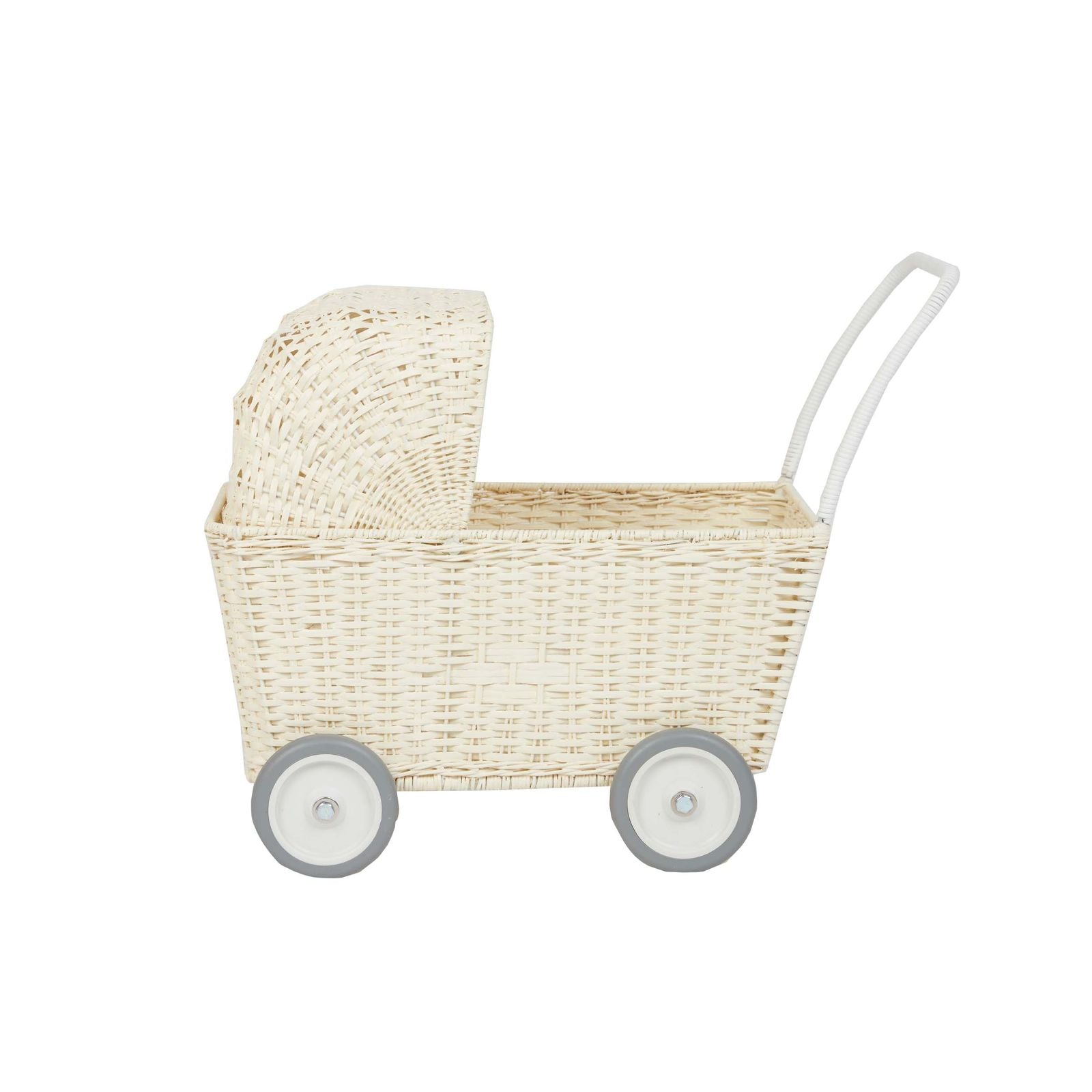 Rattan Strolley - Chalk
