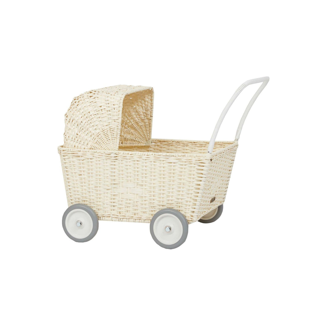 Rattan Strolley - Chalk