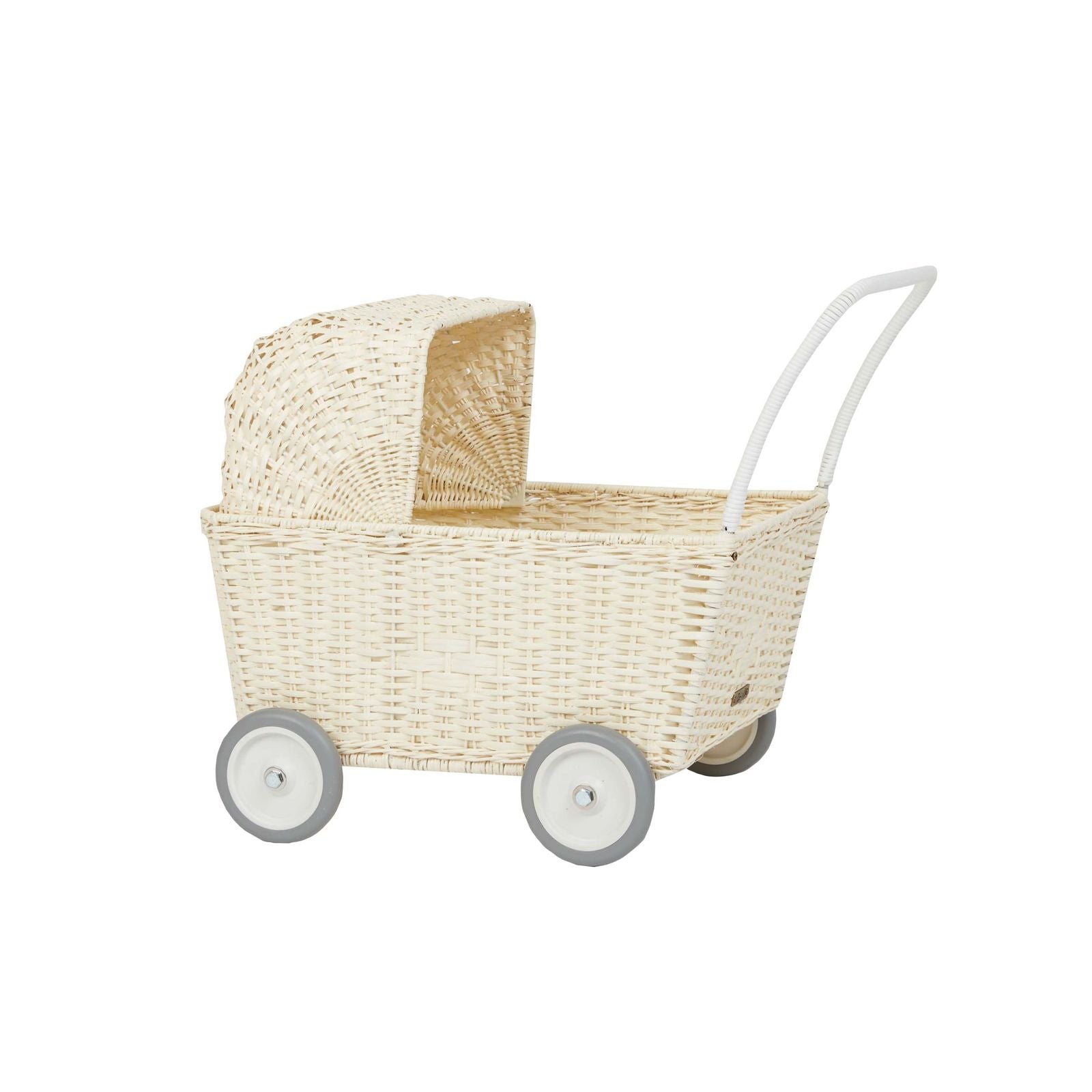 Rattan Strolley - Chalk