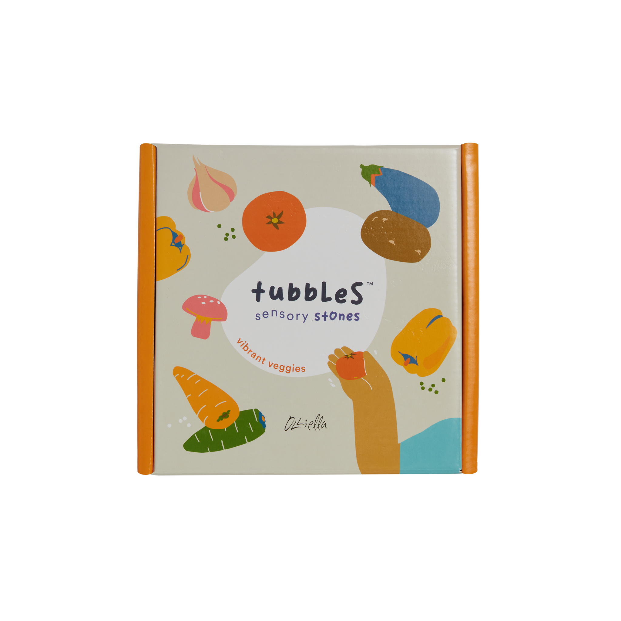 Tubbles Sensory Stones - Vibrant Veggies