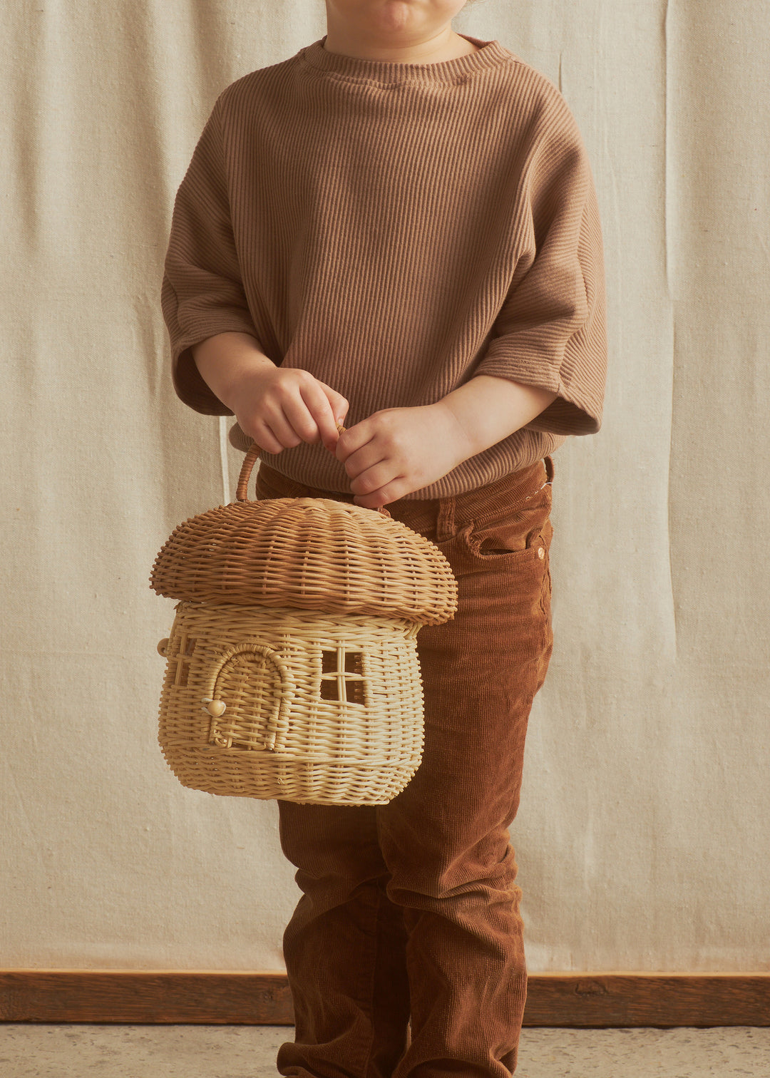 Olli Ella Mushroom Basket
