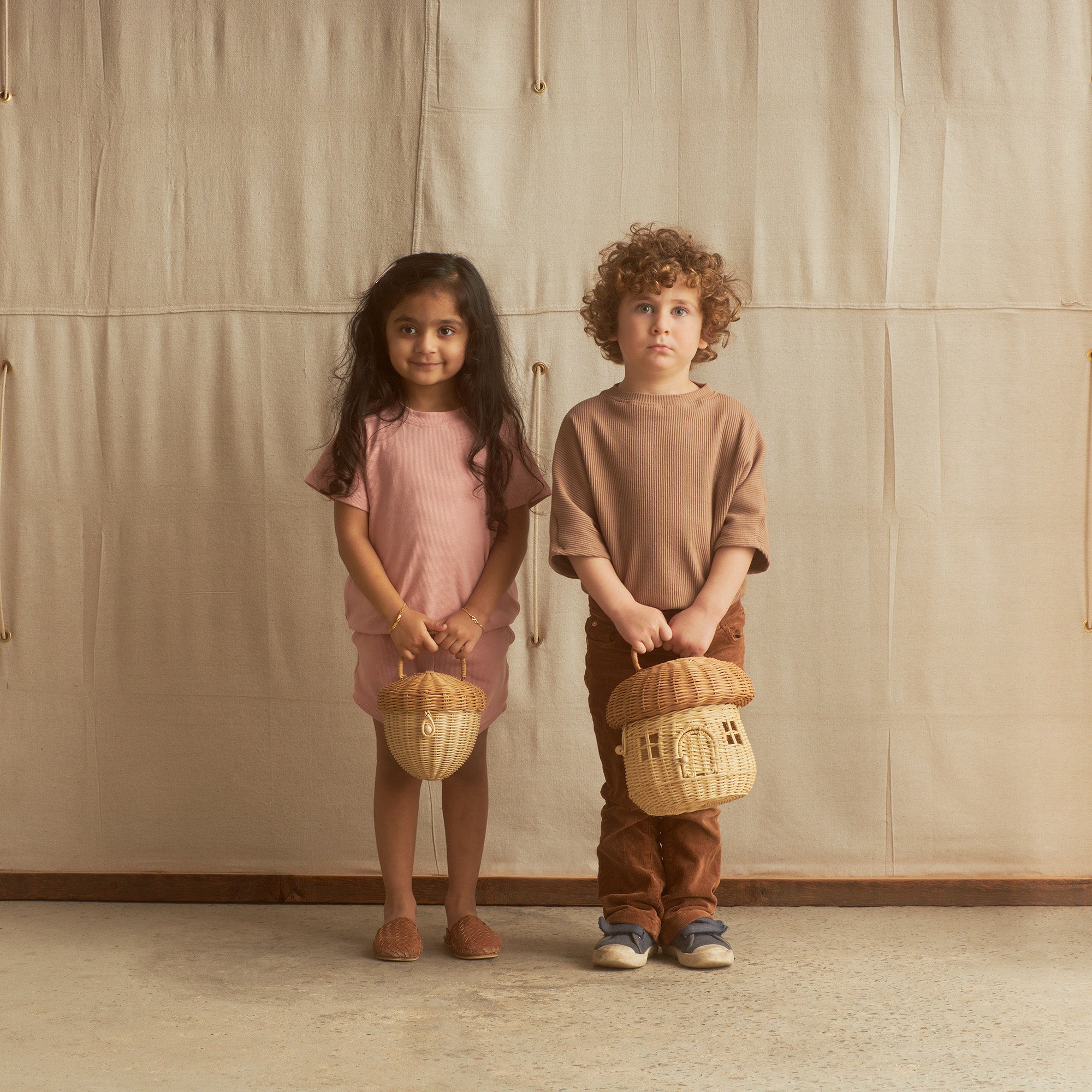 Olli Ella Mushroom Basket