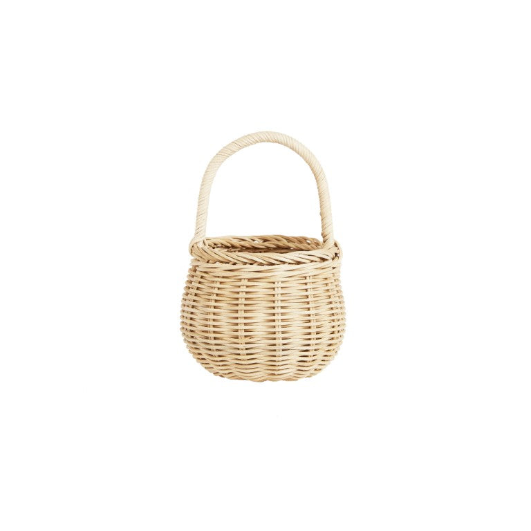 Rattan Berry Basket - Straw