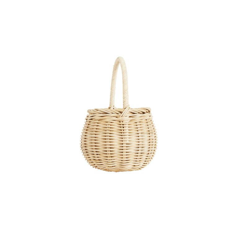 Rattan Berry Basket - Straw