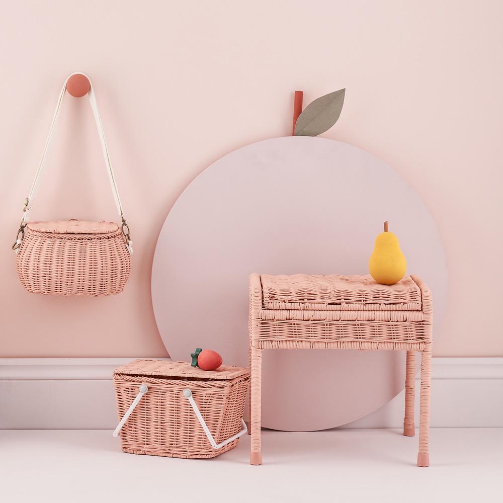 Storie Stool - Rose