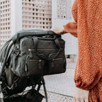 Carry All Nappy Bag - Black Diamond Quilt