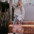 Carry All Nappy Bag - Dusty Rose