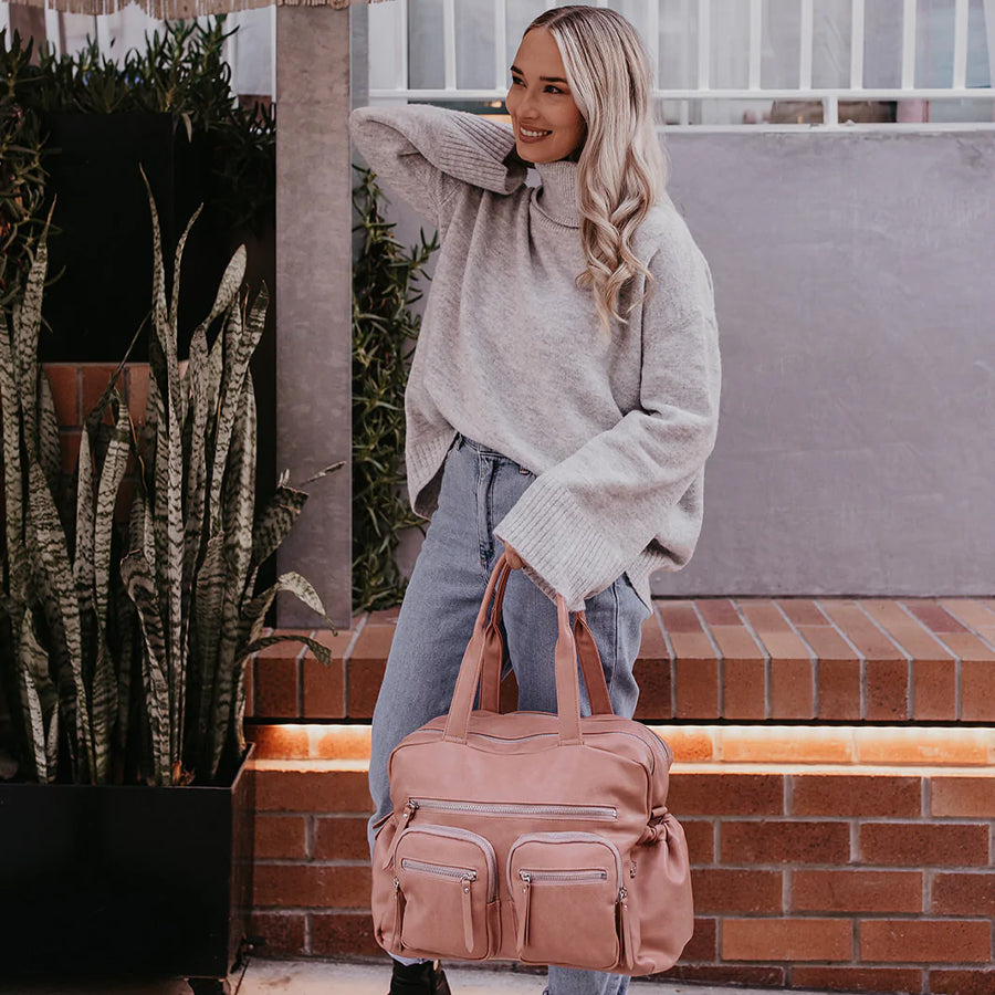 Carry All Nappy Bag - Dusty Rose