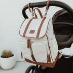 Nappy Backpack - Canvas/Terracotta
