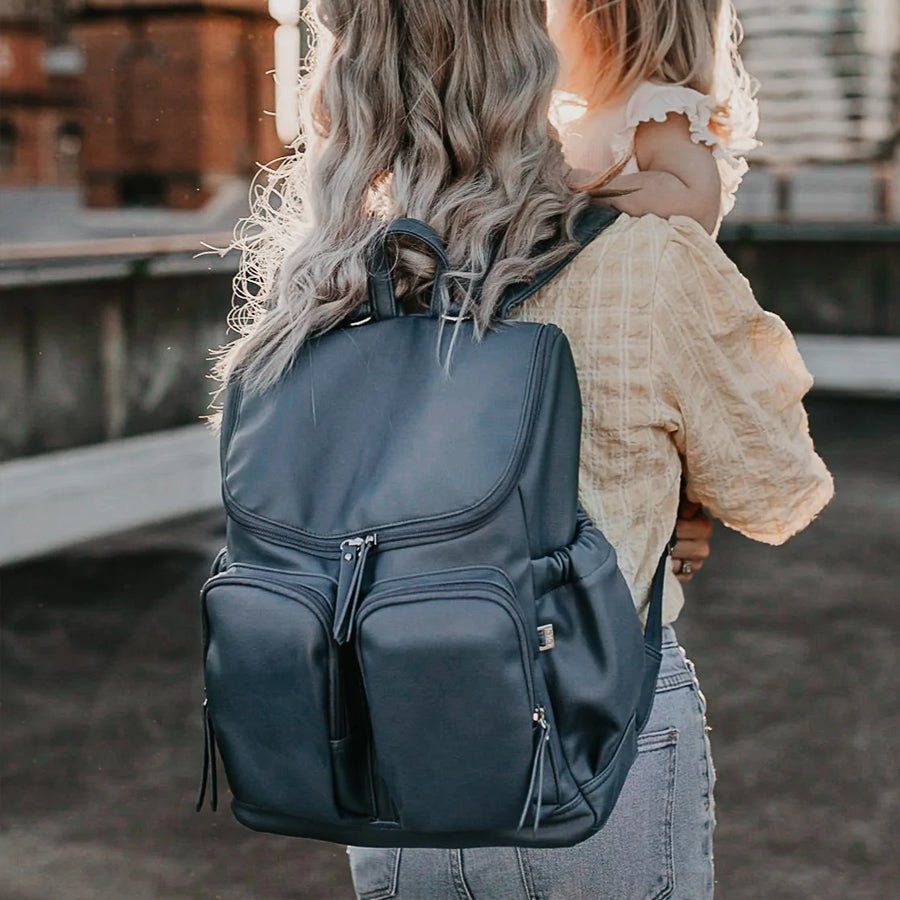 OiOi Nappy Backpack - Stone Blue