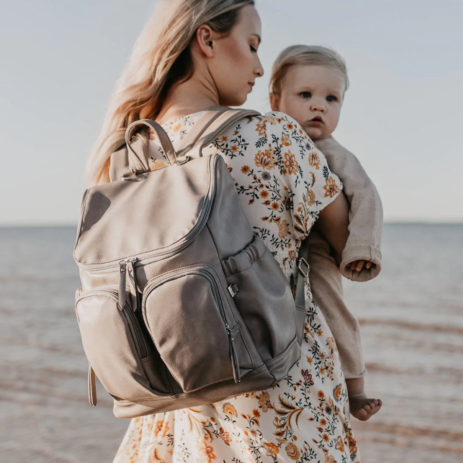 OiOi Nappy Backpack - Taupe