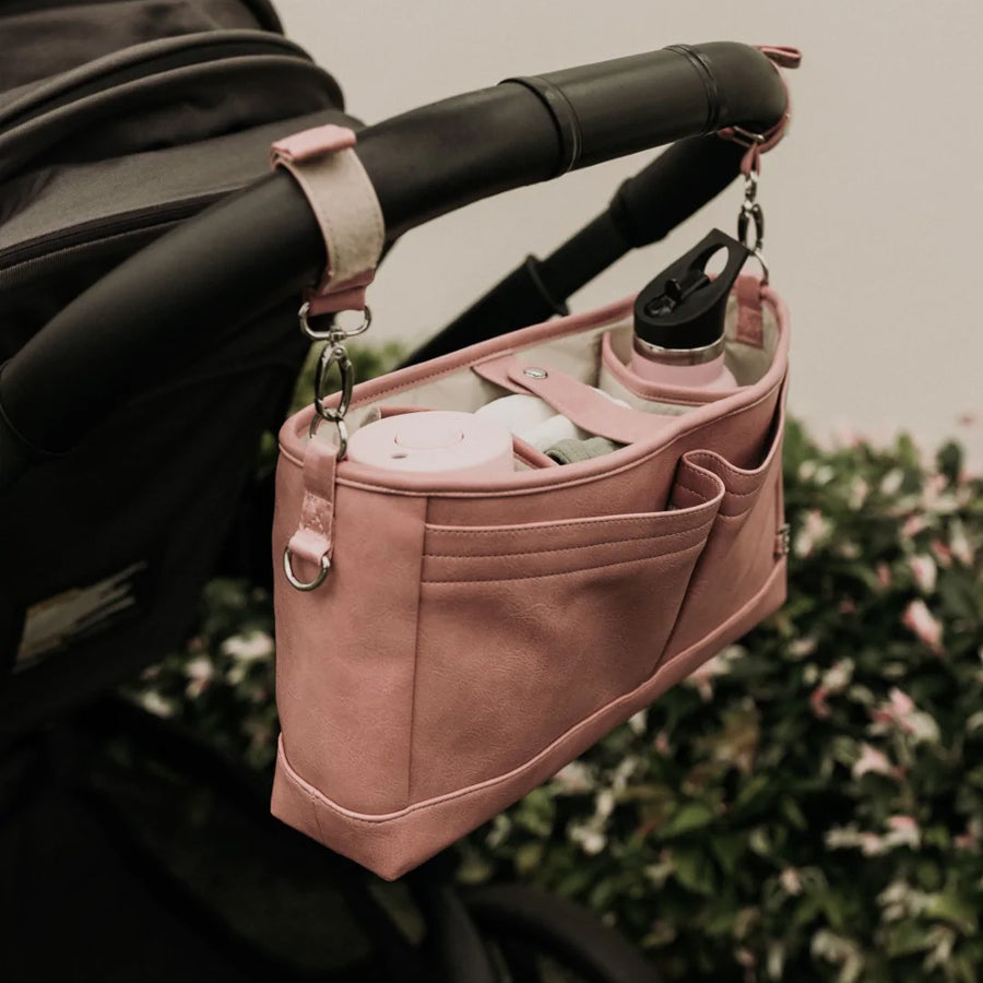 OiOi Stroller Organiser - Dusty Rose