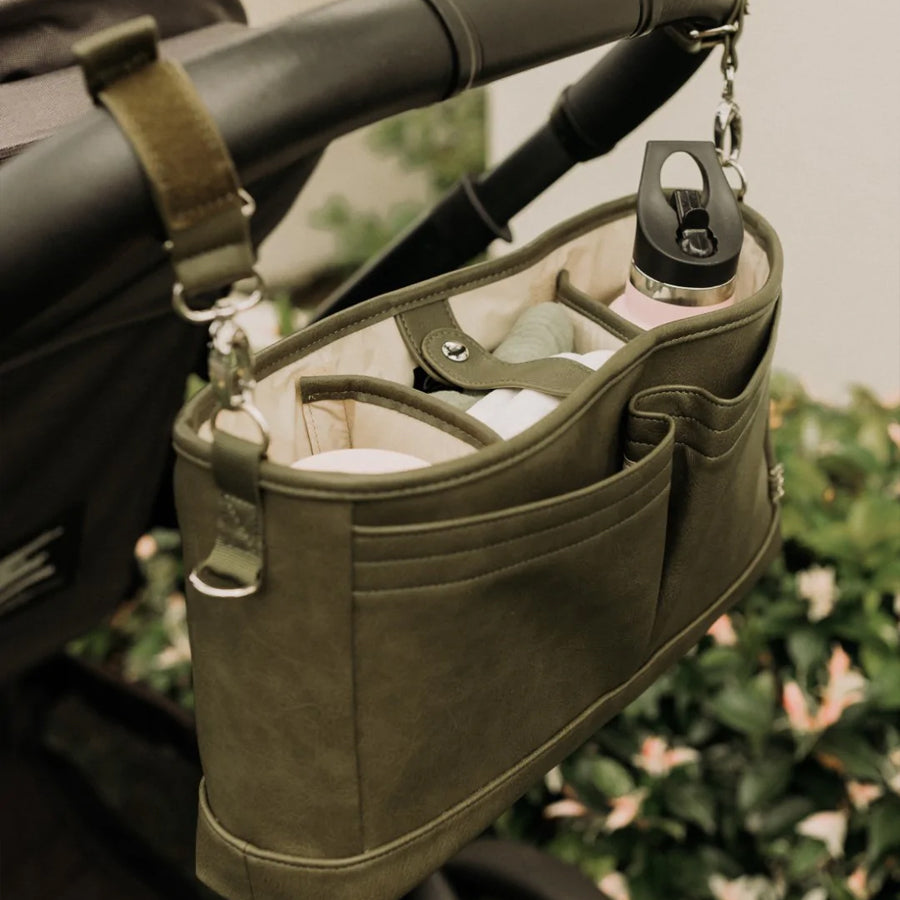 OiOi Stroller Organiser - Olive