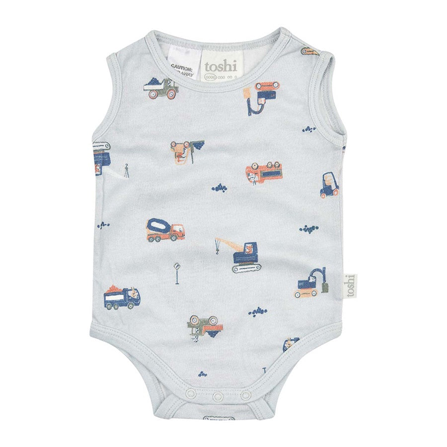 Toshi Singlet Onesie - Little Diggers