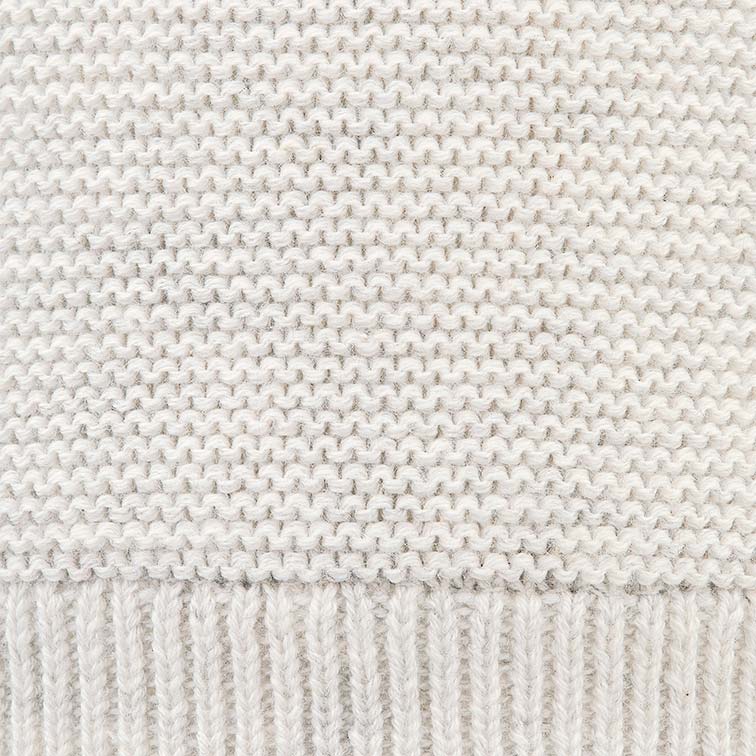 Toshi Organic Beanie - Snowy / Pebble