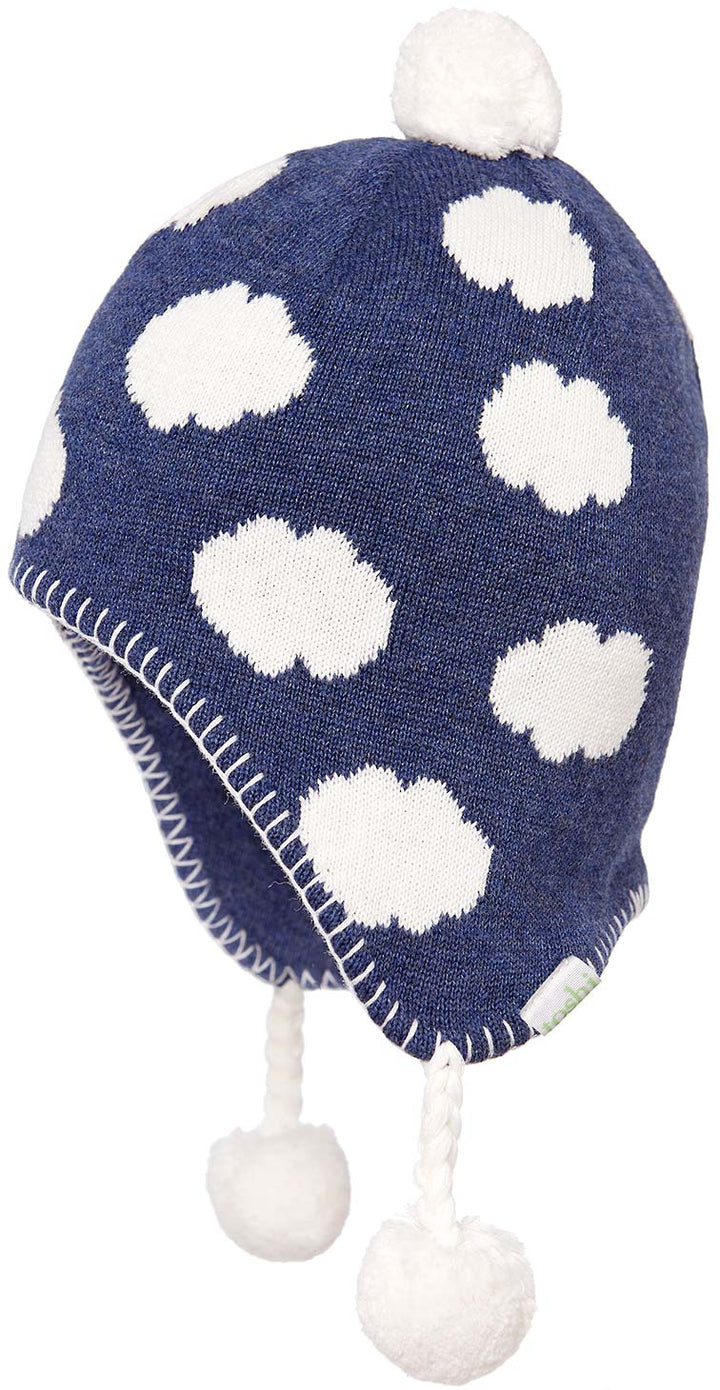 Toshi Organic Earmuff - Clouds / Navy
