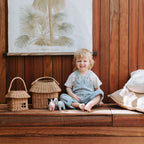 Rattan Hutch Basket - Big