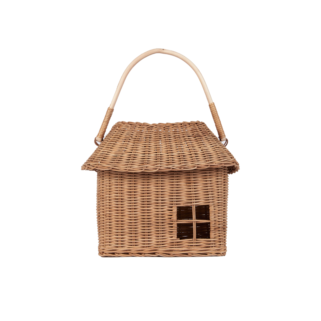 Rattan Hutch Basket - Big