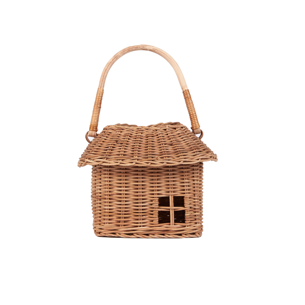 Rattan Hutch Basket - Small