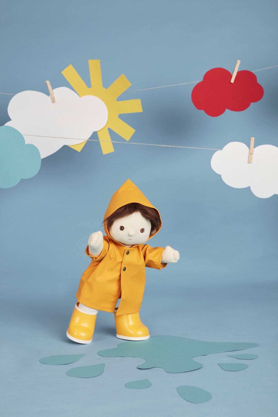 Dinkum Doll Ahoy Raincoat - Yellow