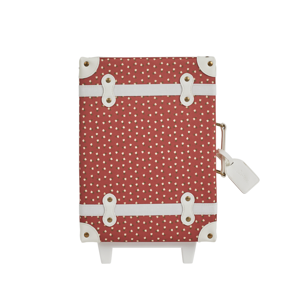 Holiday See-Ya Suitcase - Sweetheart Red