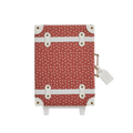 Holiday See-Ya Suitcase - Sweetheart Red