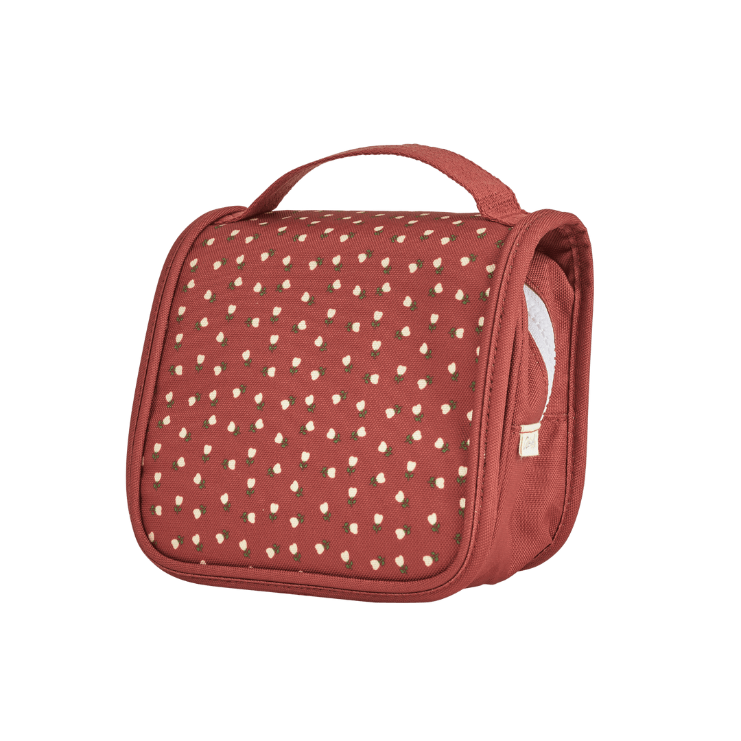 Olli Ella See-Ya Wash Bag - Sweetheart Red