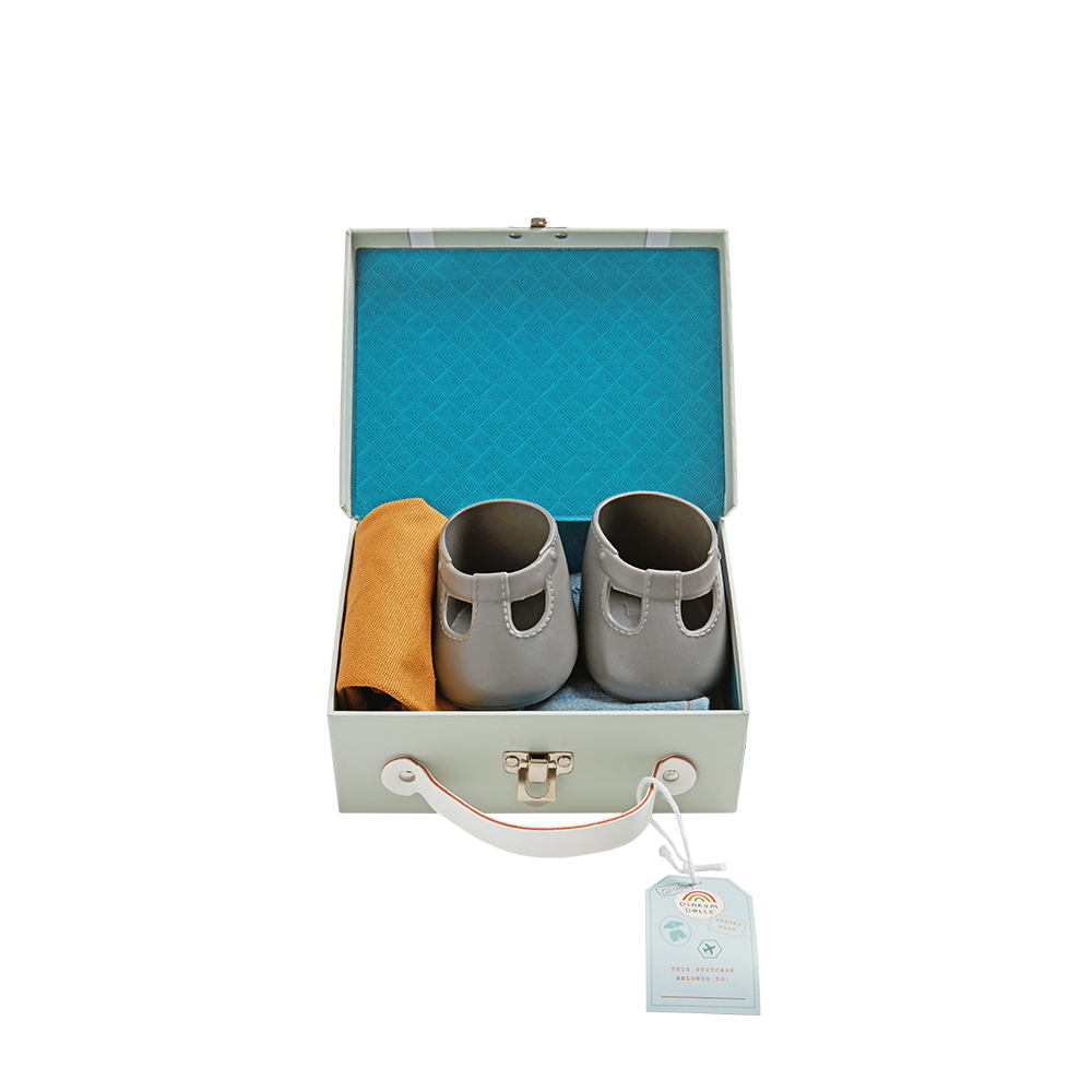 Olli Ella Dinkum Doll Travel Togs - Sage