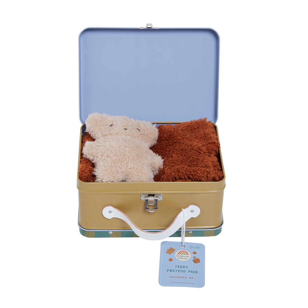 Olli Ella Dinkum Doll Pretend Pack - Teddy